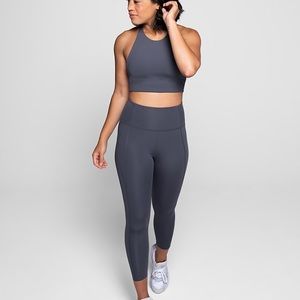 Girlfriend collective leggings in smoke